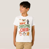 Kids Made of Christmas Cheer Festive T-Shirt Tシャツ (正面フル)