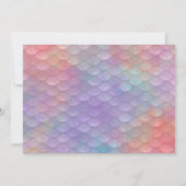 Kids Magical Mermaid Birthday Partyの写真 招待状 (裏面)