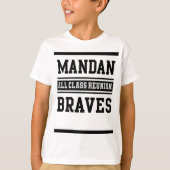 Kids Mandan Braves All Class Reunion T-shirt Tシャツ (正面)