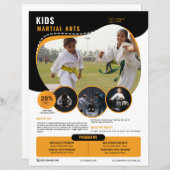 Kids Martial Arts Flyer Template (正面/裏面)