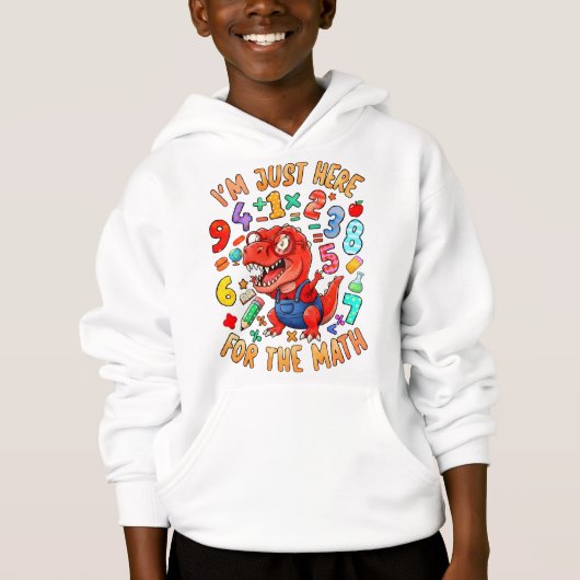 Kids Maths Hoodie | Fun Numbers UK (正面)