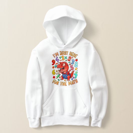 Kids Maths Hoodie | Fun Numbers UK (レイダウン)