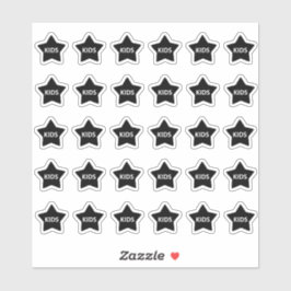 Kids Menu Wedding Place Card Food Meal Choice シール