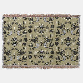 Kids Mermaid Gold Beach スローブランケット