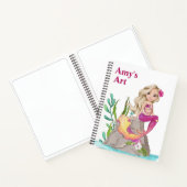 Kids Mermaid Sketch ノートブック (内部)