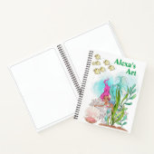 Kids Mermaid Sketch ノートブック (内部)