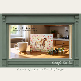 Kids Miniature Horse Valentine Exchange Card ノートカード