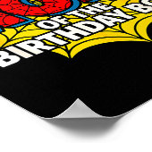 Kids Mom Of The Birthday Boy Sder Theme Party Matc ポスター (角)