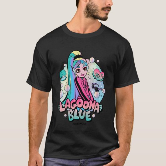 Kids Monster High   Lagoona Blue Bubbles Tシャツ (正面)