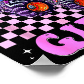 Kids Monster Truck Girl Nk Monster Trucks Lover Mo ポスター (角)