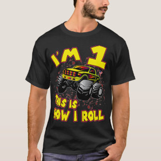 Kids Monster Truck Ix27M 1 This Is How I Roll 1St  Tシャツ