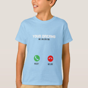 kids motivational words boy girl teen inspire new tシャツ
