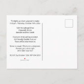 Kids' Movie & Parents' Date Night Invite Postcard 案内ポストカード (裏面)