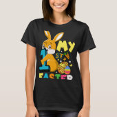 Kids My 1st Easter Bunny Christian Easter Day Tシャツ (正面)
