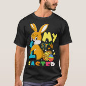 Kids My 1st Easter Bunny Christian Easter Day Tシャツ (正面)