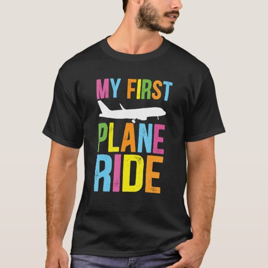 Kids My First Plane Ride My First Plane Ride Kids  Tシャツ (正面)