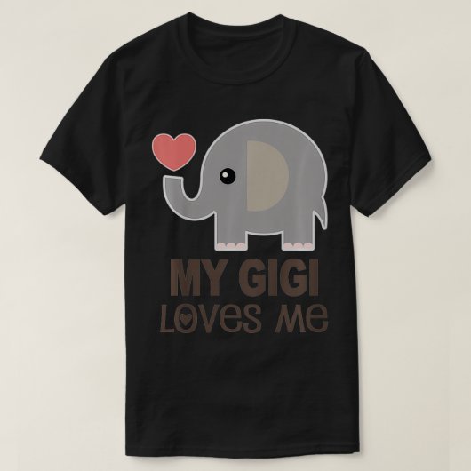 Kids My Gigi Loves Me  Tシャツ (デザイン正面)