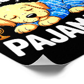 Kids My Hanukkah Pajamas Pajamakah Puppy Hanukkah  ポスター (角)