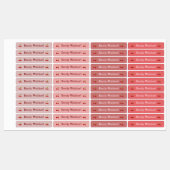 Kids' Name Clothing School Labels with Cherry ラベル (シート)