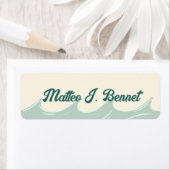 Kids Name Labels with Ocean Theme ラベル (インサイチュ)