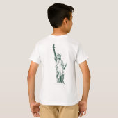 Kid's New York Shirt of Liberty Sweatshirts Tシャツ (裏面フル)