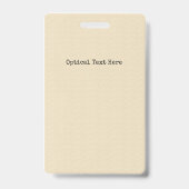 Kids Ninja ID (Customize image & text!) バッジ (裏面)