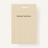 Kids Ninja ID (Customize image & text!) バッジ (裏面)