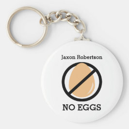 Kids No Eggs Algemyアラートパーソナライズされた キーホルダー