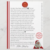 Kid's North Pole Comfirmation Letter From Santa (正面)
