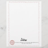 Kid's North Pole Comfirmation Letter From Santa (裏面)