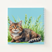 Kids Notebook Cat Anima Stationary Spiral Notebook ノートブック (裏面)