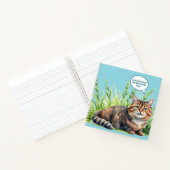 Kids Notebook Cat Anima Stationary Spiral Notebook ノートブック (内部)