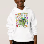 Kids Number Day Hoodie | Colourful Maths Numbers (正面)