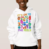 Kids Number Day Hoodie | Maths and Feelings (正面)