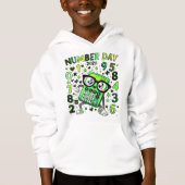 Kids Number Day Hoodie | Maths Calculator Design (正面)