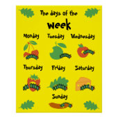 Kids Nursery Days Of The Week ポスター (正面)