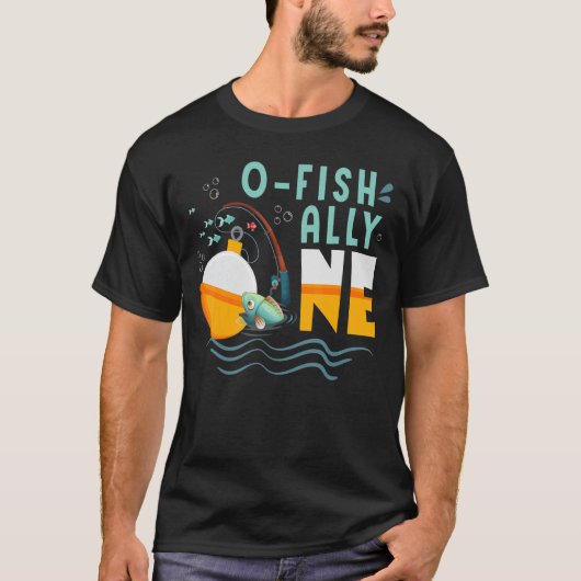 Kids O Fish Ally One 1番目の最初の誕生日パーティーOutf Tシャツ (正面)