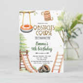 Kids Obstacle Course Party Invite 招待状 (スタンド正面)