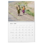 KIDS OF AFRICAウォールカレンダー カレンダー (3月 2027)