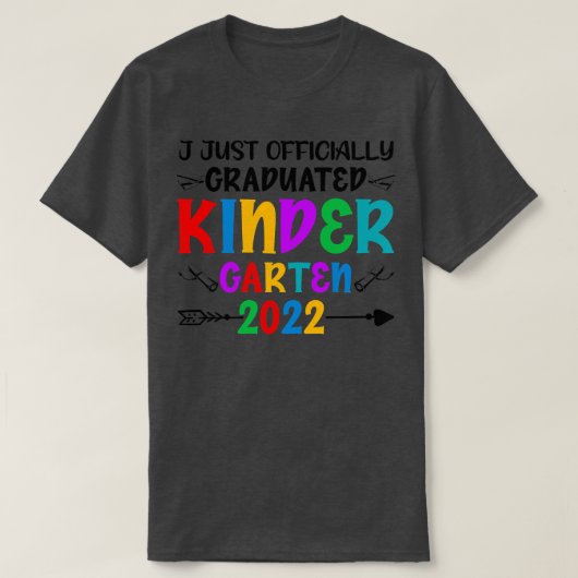 Kids Officially Graduated Kindergarten Class Of 20 Tシャツ (デザイン正面)