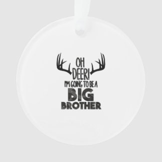 Kids Oh Deer Big Brother Hunting PAcrylic Ornament オーナメント