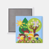 Kids on Bikes マグネット (正面/裏面)