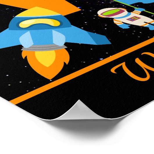 Kids Outer Space Milkyway ポスター (角)