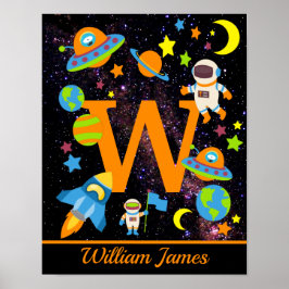 Kids Outer Space Milkyway ポスター