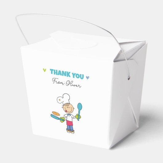 Kids’ Pancake Party Favor Box フェイバーボックス (裏面サイド)