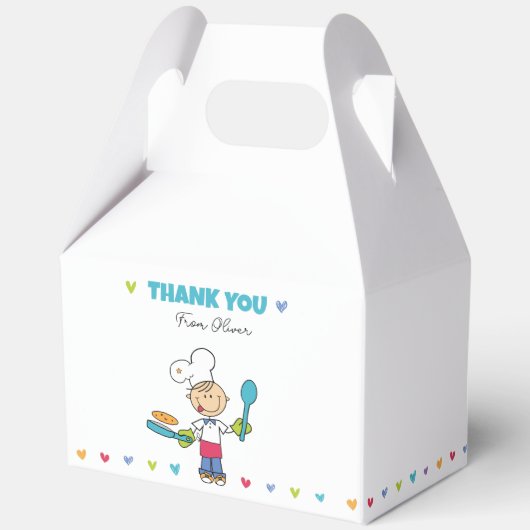 Kids’ Pancake Party Favor Box フェイバーボックス (裏面)
