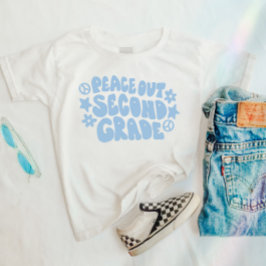 Kids Peace Out 2年生Tシャツ（ブルー） Tシャツ