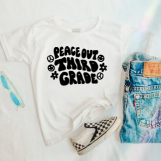 Kids Peace Out 3年生Tシャツ Tシャツ