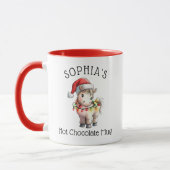 Kids Personalized Cute Poney Hot Chocolate Mug マグカップ (左)