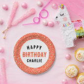 Kids Personalized Halloween Birthday Party ペーパープレート (パーティー)